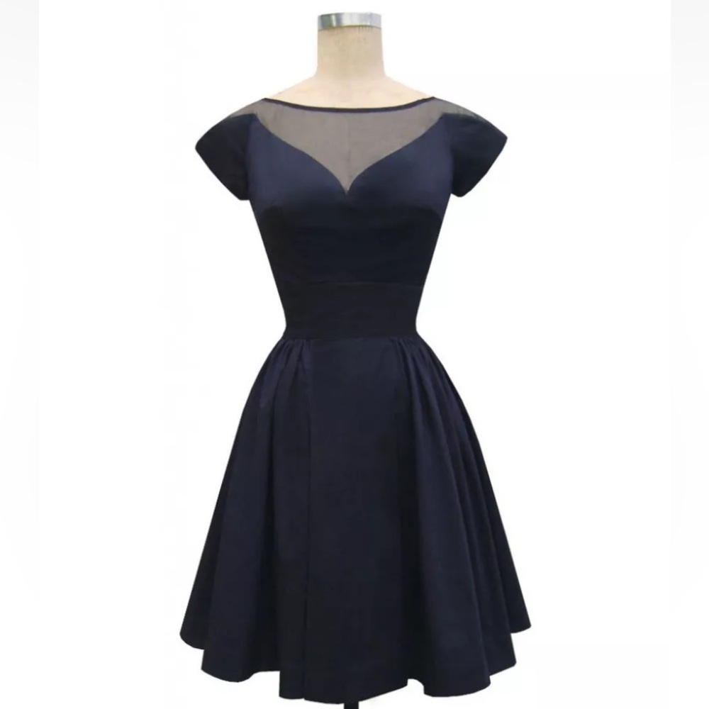 Trashy Diva Lottie Dress in Black Stretch